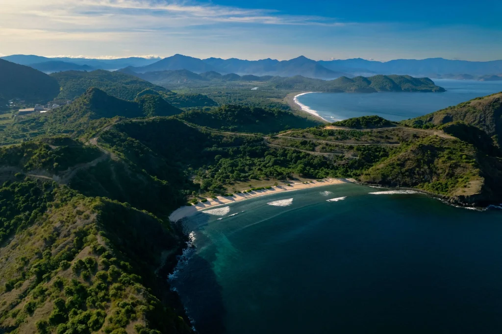 Rinjani bay at Kertasari Coastline
