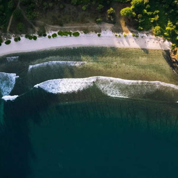 Pristine beachfront at Rinjani Bay — the Bali alternative in West Sumbawa, Indonesia